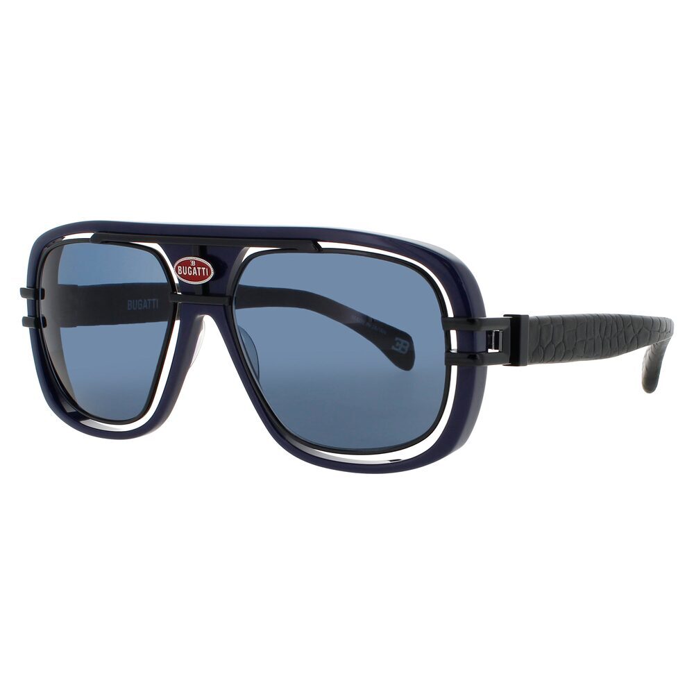 NWT Bugatti 07-DK.BLU/BK Sunglasses